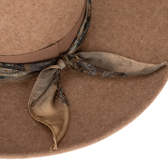 Bandana Cover Band Wool Felt Fedora - Picture 5 of 12